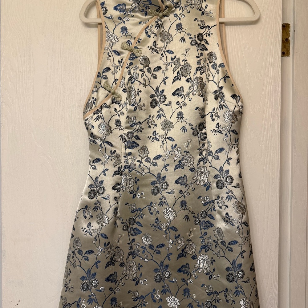 JUNE DRESS in Champagne Sau Lee Mini Dress